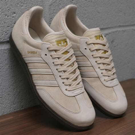 adidas samba vintage white